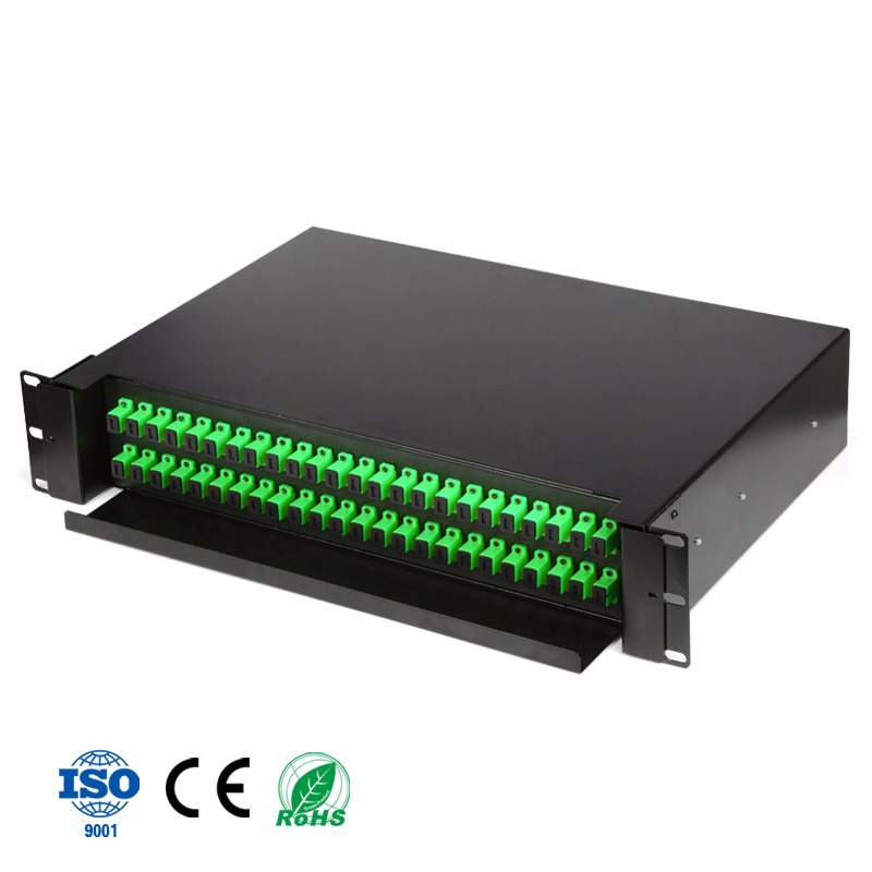 FBR-RACK-48-SC-APC-FULL FIBER RACK TIPI 48 PORT 1U RAYLI F/O PATCH PANEL 